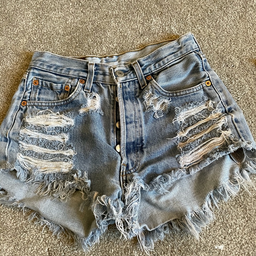 Levi’s high waisted shorts